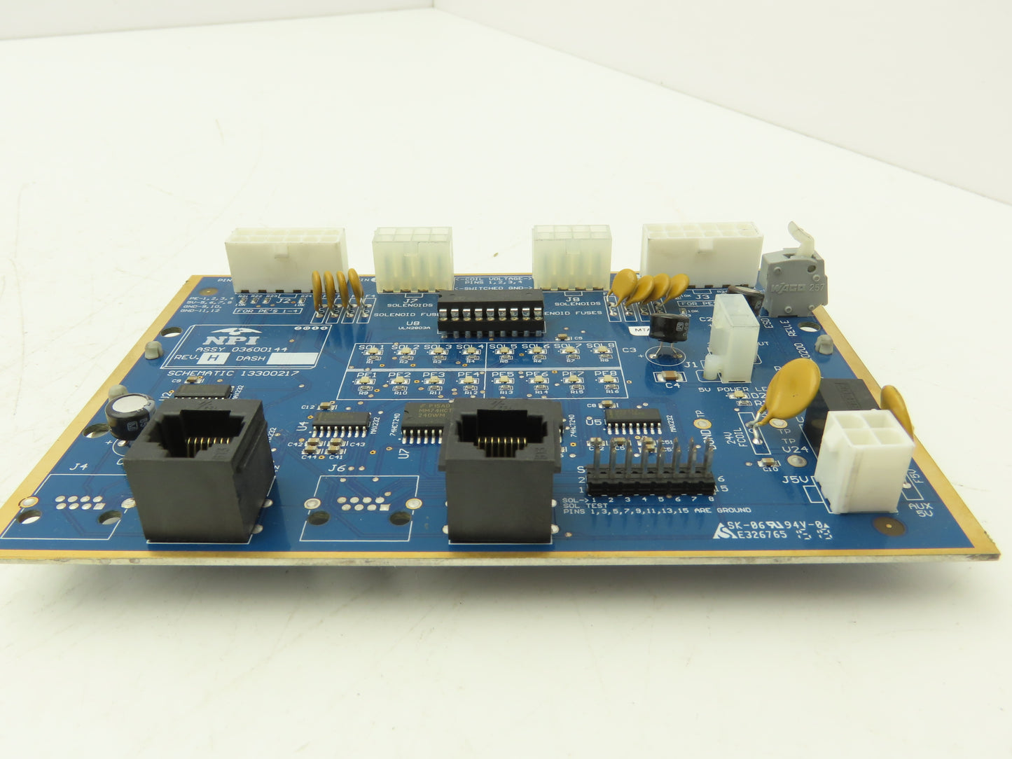 NPI 03600144 PCB Pesol Board Control Panel Rev H Lot of 5