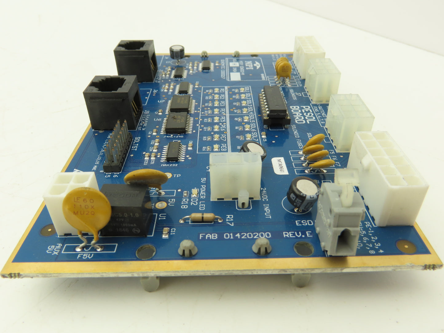 NPI 03600144 PCB Pesol Board Control Panel Rev H Lot of 5