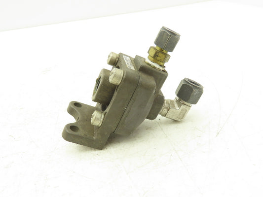 American Standard P54350-2 Pneumatic Shuttle Valve 200psi  1/4" Ports