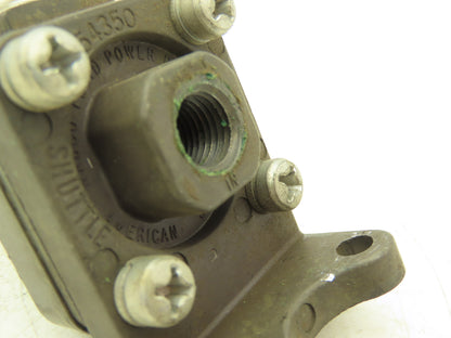 American Standard P54350 Pneumatic Shuttle Valve 200psi  1/4" Ports