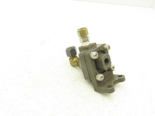 American Standard P54350 Pneumatic Shuttle Valve 200psi  1/4" Ports