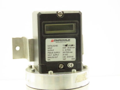 Fairchild T7945-4040604 Electro-Pneumatic Transducer Pressure Regulator 0-30psi