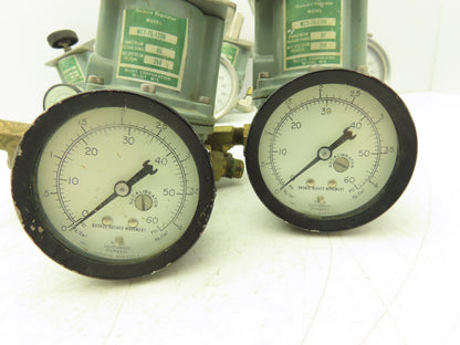 Beloit MC2-75-120B Pneumatic Air Regulator Valve W/Guage 60psi 3/8" NPT Lot Of 5