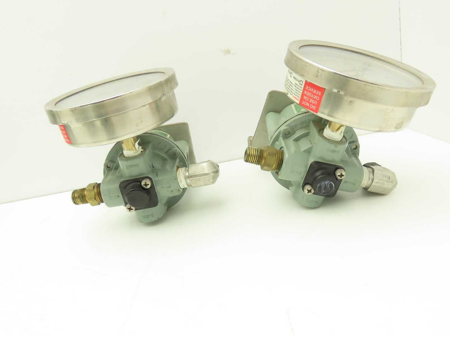 Beloit MC2-75-120B Pneumatic Air Regulator Valve W/Guage 60psi 3/8" NPT Lot Of 5