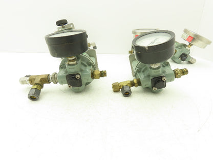 Beloit MC2-75-120B Pneumatic Air Regulator Valve W/Guage 60psi 3/8" NPT Lot Of 5