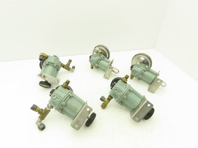 Beloit MC2-75-120B Pneumatic Air Regulator Valve W/Guage 60psi 3/8" NPT Lot Of 5