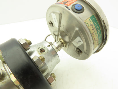 Ashcroft C1215 Type 101 Threaded Diaphragm Seal With 0-60psi Guage 1" NPT