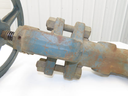Velan No 376 F11 Globe Valve Y-Pattern 2" Socket Weld 1500psi Rising Stem