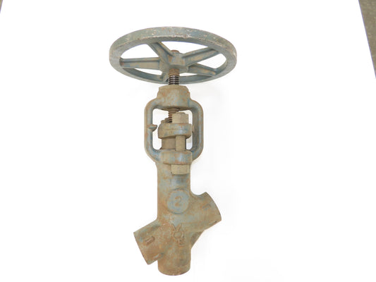 Velan No 376 F11 Globe Valve Y-Pattern 2" Socket Weld 1500psi Rising Stem