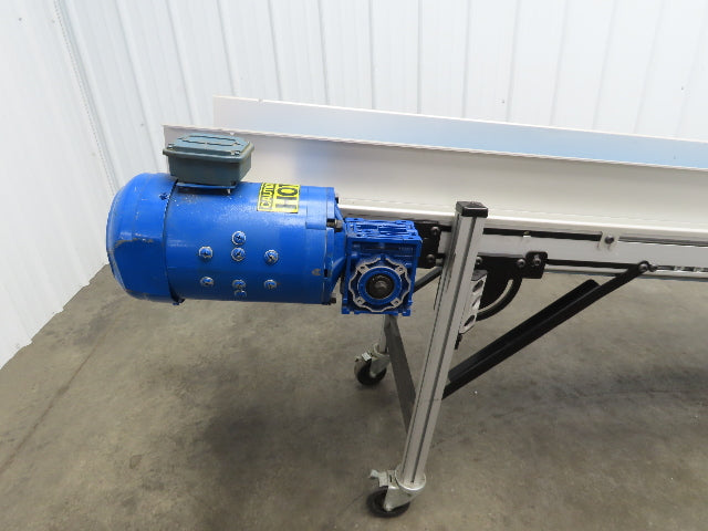 EMI Plastics EAF-12-96-20 Incline Belt Conveyor 12"W x 96"L 24FPM 230/460V 3PH