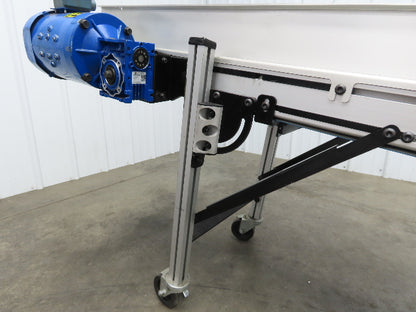 EMI Plastics EAF-12-96-20 Incline Belt Conveyor 12"W x 96"L 24FPM 230/460V 3PH