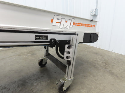 EMI Plastics EAF-12-96-20 Incline Belt Conveyor 12"W x 96"L 24FPM 230/460V 3PH