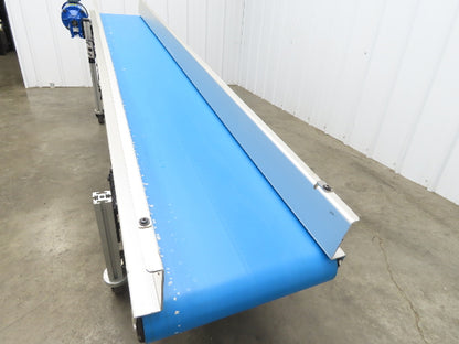 EMI Plastics EAF-12-96-20 Incline Belt Conveyor 12"W x 96"L 24FPM 230/460V 3PH