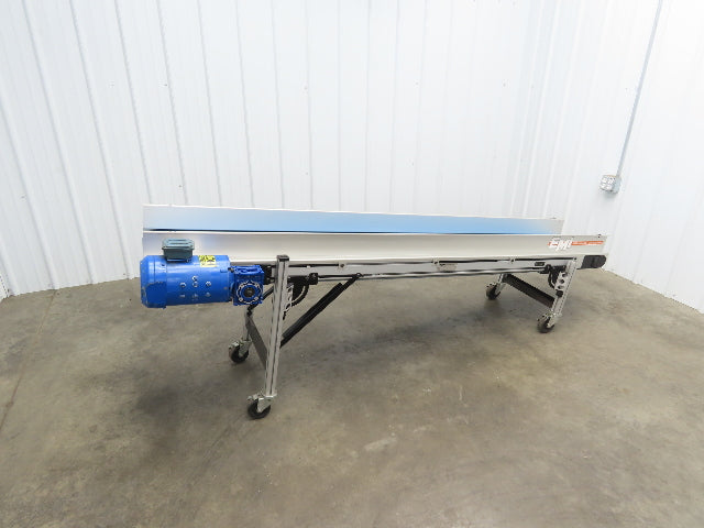 EMI Plastics EAF-12-96-20 Incline Belt Conveyor 12"W x 96"L 24FPM 230/460V 3PH