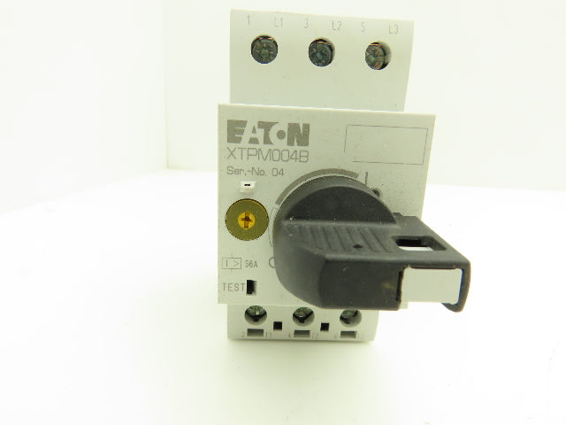 Eaton XTPM004B Circuit Breaker Rotary 4A 600V 50/60Hz 3Pole