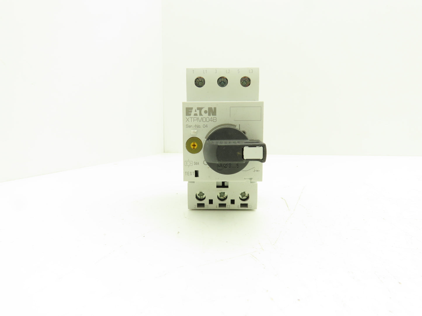 Eaton XTPM004B Circuit Breaker Rotary 4A 600V 50/60Hz 3Pole