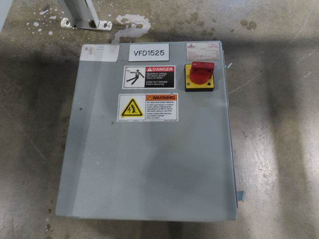 Hytrol BPC 43"x 15' Slider Bed Conveyor 41" Belt 3Hp 3PH Center Drive 160fpm