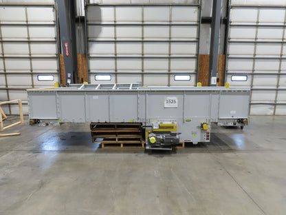 Hytrol BPC 43"x 15' Slider Bed Conveyor 41" Belt 3Hp 3PH Center Drive 160fpm