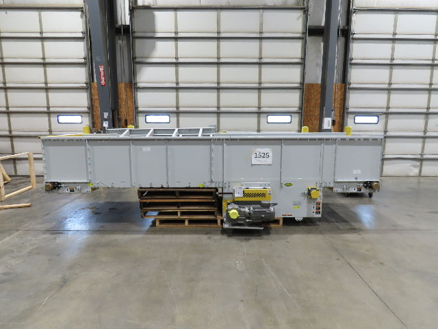 Hytrol BPC 43"x 15' Slider Bed Conveyor 41" Belt 3Hp 3PH Center Drive 160fpm