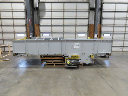 Hytrol BPC 43"x 15' Slider Bed Conveyor 41" Belt 3Hp 3PH Center Drive 160fpm