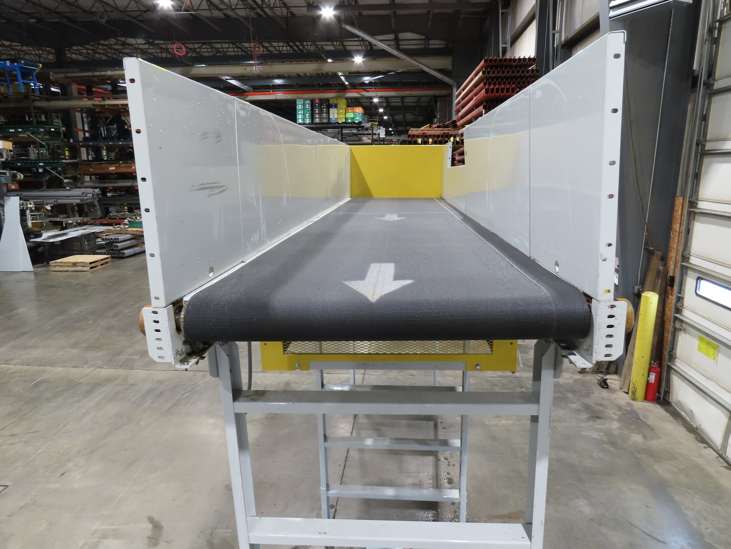 Hytrol BPC 43"x 15' Slider Bed Conveyor 41" Belt 3Hp 3PH Center Drive 160fpm