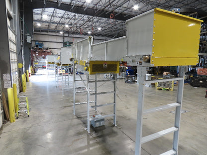 Hytrol BPC 43"x 15' Slider Bed Conveyor 41" Belt 3Hp 3PH Center Drive 160fpm