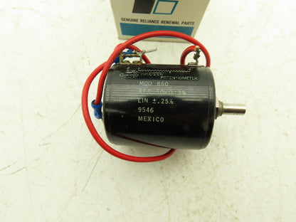 Reliance 402374-B 50K Ω Precision Potentiometer Spectrol