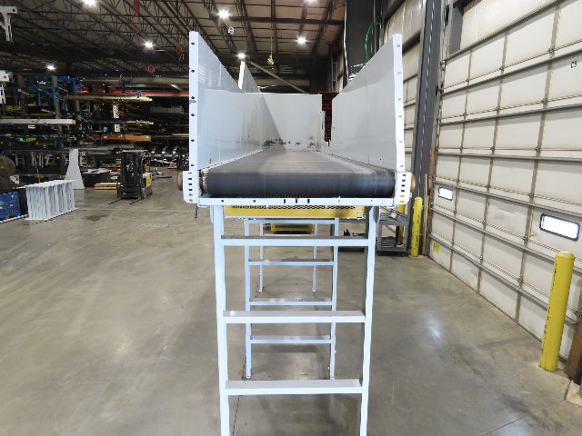 Hytrol HSS 37"x 15' Slider Bed Conveyor 35" Belt 3Hp 3PH Center Drive 120fpm