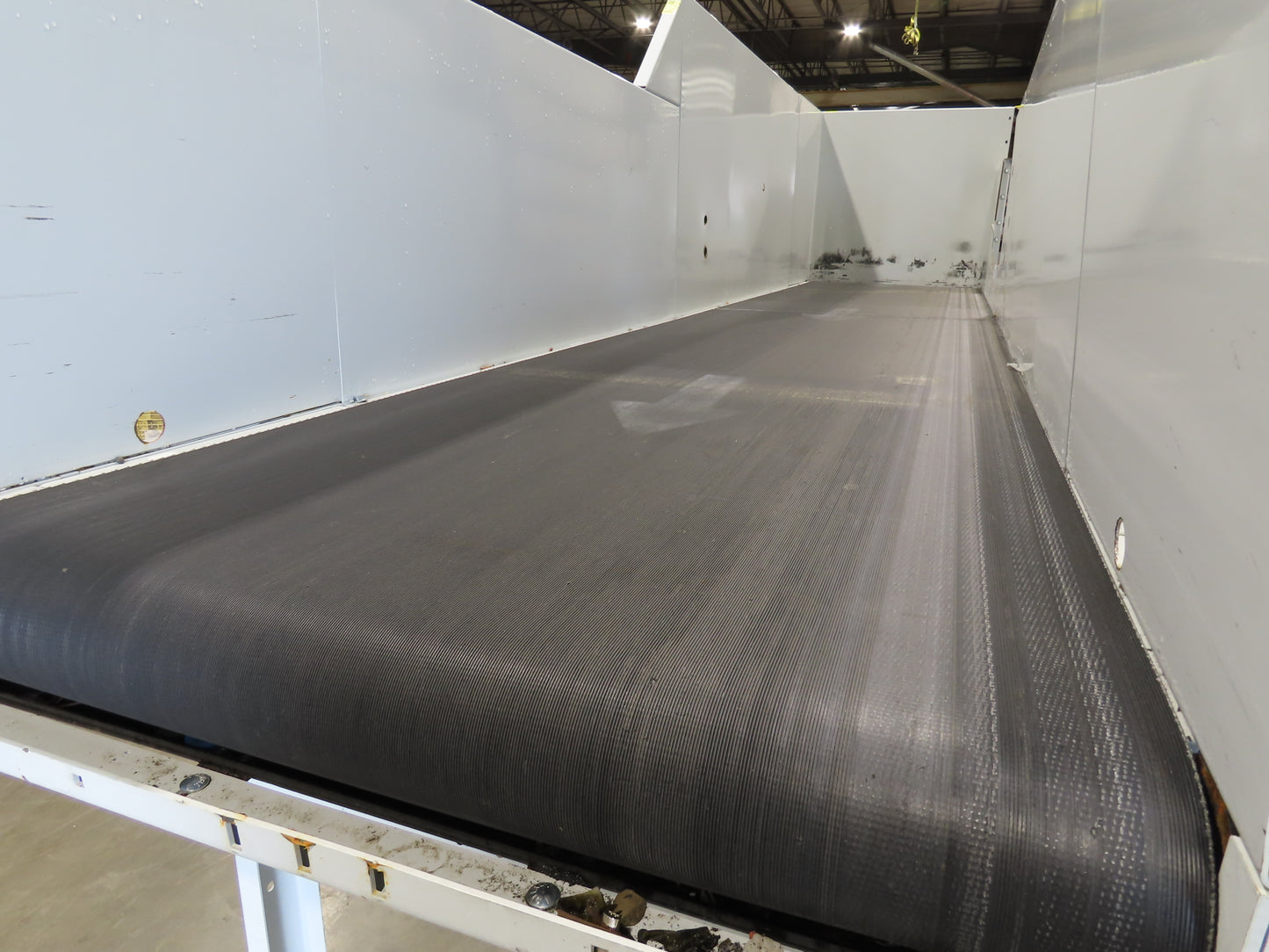 Hytrol HSS 37"x 15' Slider Bed Conveyor 35" Belt 3Hp 3PH Center Drive 120fpm