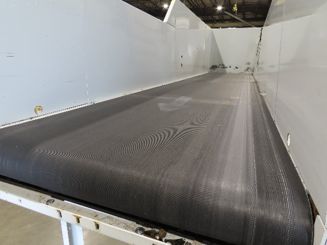 Hytrol HSS 37"x 15' Slider Bed Conveyor 35" Belt 3Hp 3PH Center Drive 120fpm