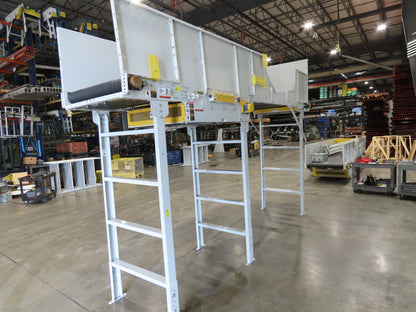 Hytrol HSS 37"x 15' Slider Bed Conveyor 35" Belt 3Hp 3PH Center Drive 120fpm