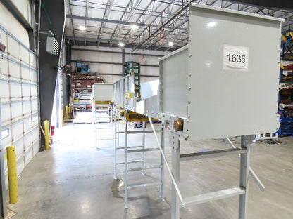 Hytrol HSS 37"x 15' Slider Bed Conveyor 35" Belt 3Hp 3PH Center Drive 120fpm