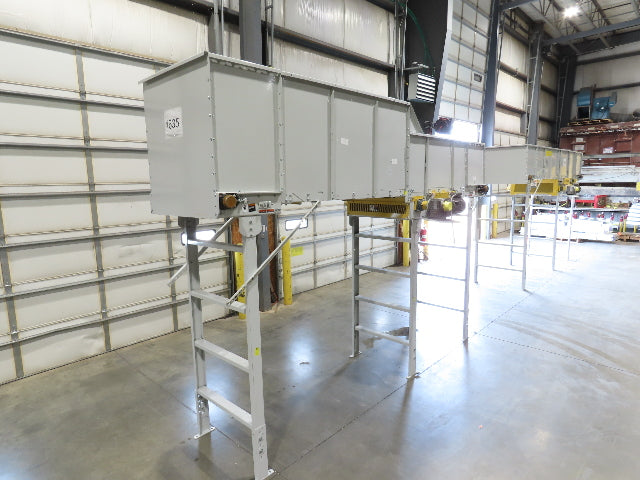 Hytrol HSS 37"x 15' Slider Bed Conveyor 35" Belt 3Hp 3PH Center Drive 120fpm