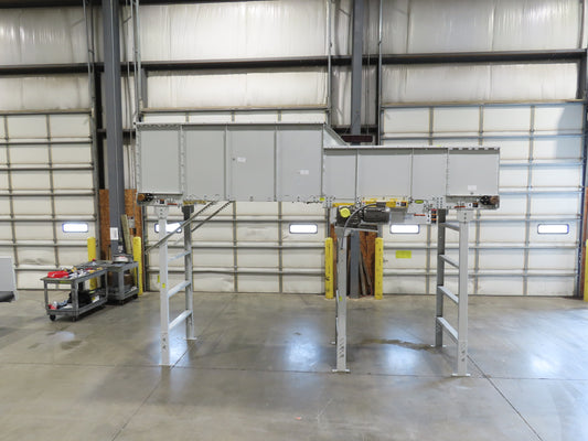 Hytrol HSS 37"x 15' Slider Bed Conveyor 35" Belt 3Hp 3PH Center Drive 120fpm