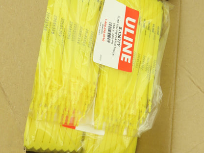 Uline S-13677Y Truck Safety Seals 8" Yellow Plastic Security Numbers Lot of 1000