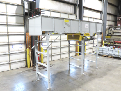 Hytrol BPC 43"x 15' Slider Bed Conveyor 41"Belt 3Hp 3PH Center Drive 120fpm 98"H