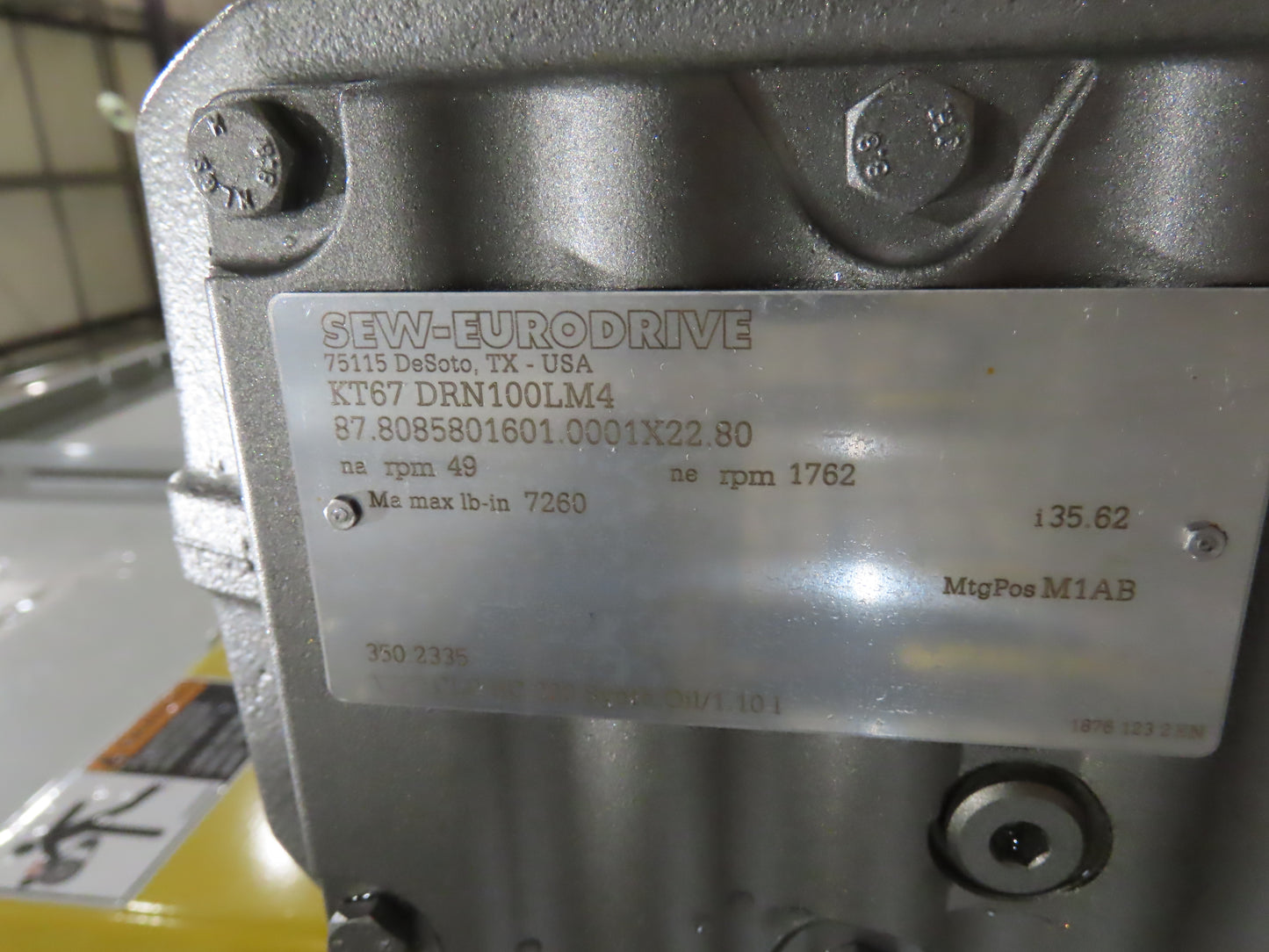 Hytrol BPC 43"x 15' Slider Bed Conveyor 41"Belt 3Hp 3PH Center Drive 120fpm 98"H