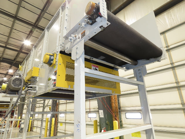 Hytrol BPC 43"x 15' Slider Bed Conveyor 41"Belt 3Hp 3PH Center Drive 120fpm 98"H