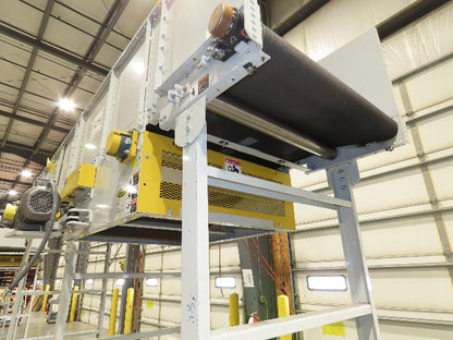 Hytrol BPC 43"x 15' Slider Bed Conveyor 41"Belt 3Hp 3PH Center Drive 120fpm 98"H