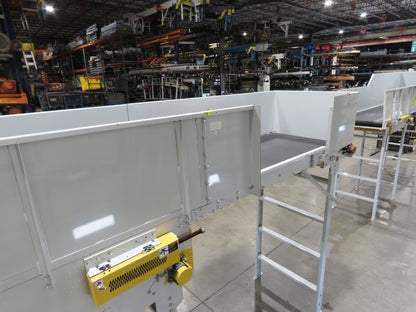 Hytrol BPC 43"x 15' Slider Bed Conveyor 41"Belt 3Hp 3PH Center Drive 120fpm 98"H