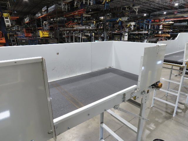 Hytrol BPC 43"x 15' Slider Bed Conveyor 41"Belt 3Hp 3PH Center Drive 120fpm 98"H