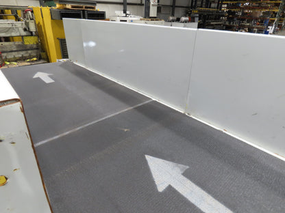 Hytrol BPC 43"x 15' Slider Bed Conveyor 41"Belt 3Hp 3PH Center Drive 120fpm 98"H