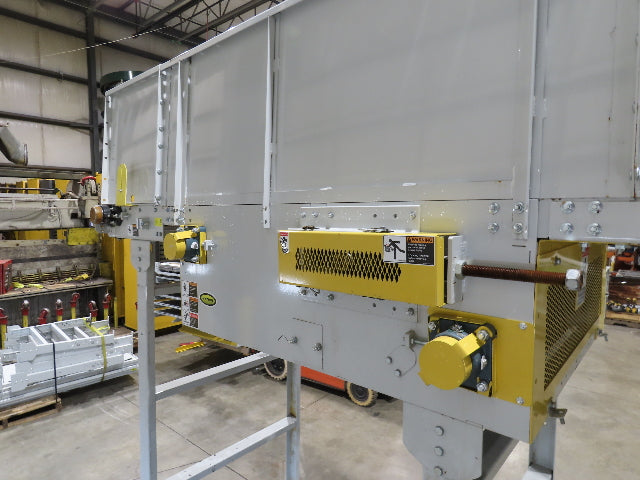 Hytrol BPC 43"x 15' Slider Bed Conveyor 41"Belt 3Hp 3PH Center Drive 120fpm 98"H