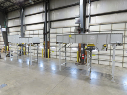 Hytrol BPC 43"x 15' Slider Bed Conveyor 41"Belt 3Hp 3PH Center Drive 120fpm 98"H