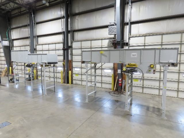 Hytrol BPC 43"x 15' Slider Bed Conveyor 41"Belt 3Hp 3PH Center Drive 120fpm 98"H