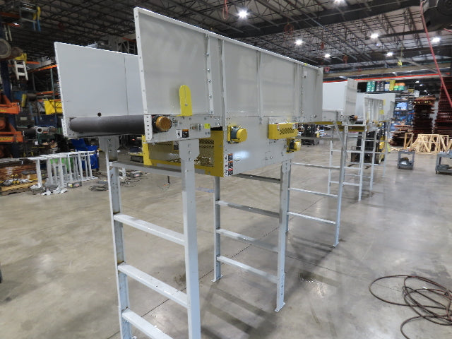 Hytrol BPC 43"x 15' Slider Bed Conveyor 41"Belt 3Hp 3PH Center Drive 120fpm 98"H