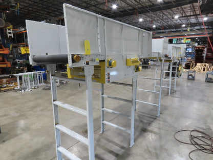 Hytrol BPC 43"x 15' Slider Bed Conveyor 41"Belt 3Hp 3PH Center Drive 120fpm 98"H