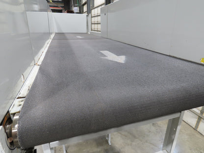 Hytrol BPC 43"x 15' Slider Bed Conveyor 41"Belt 3Hp 3PH Center Drive 120fpm 98"H