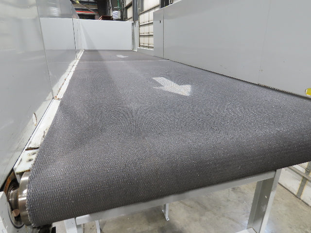 Hytrol BPC 43"x 15' Slider Bed Conveyor 41"Belt 3Hp 3PH Center Drive 120fpm 98"H