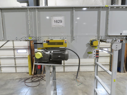 Hytrol BPC 43"x 15' Slider Bed Conveyor 41"Belt 3Hp 3PH Center Drive 120fpm 98"H